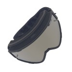 Ski, snowboard, motorcycling, cycling goggles, unisex, black frame, silver lens, O22BS